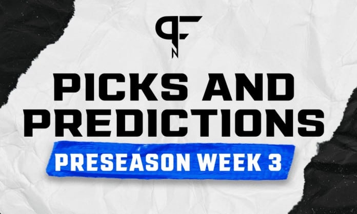 Free Week 3 NFL preseason picks and predictions against the spread