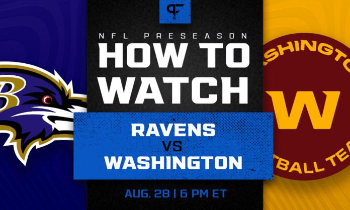 Ravens vs. Washington How to watch start time odds live