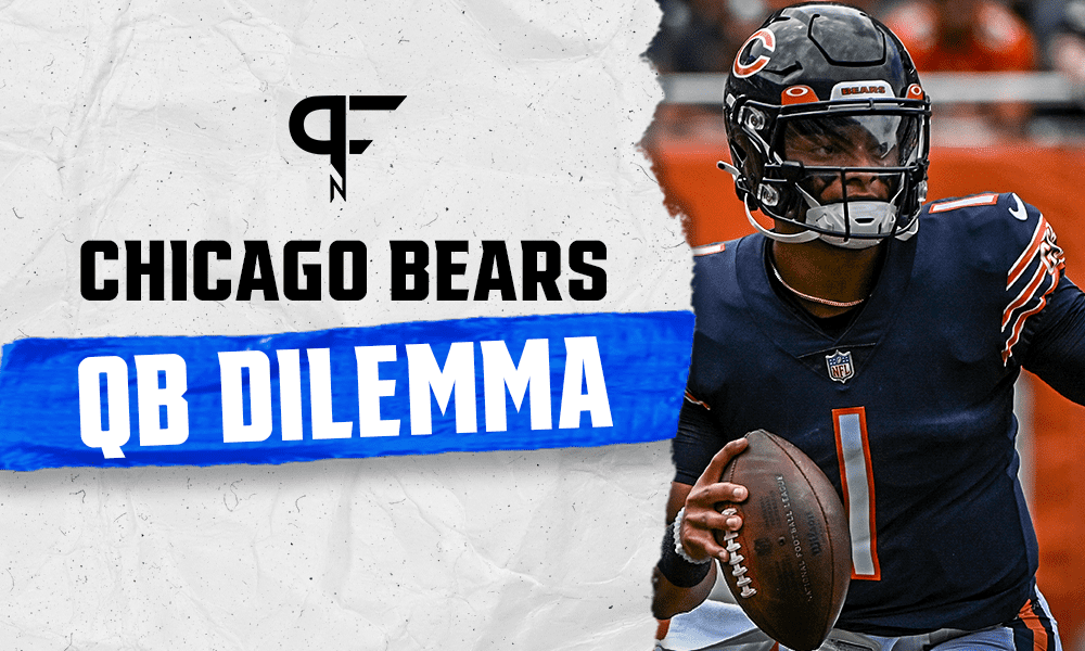 Justin Fields was nearly a casualty of the brutal Chicago Bears OL