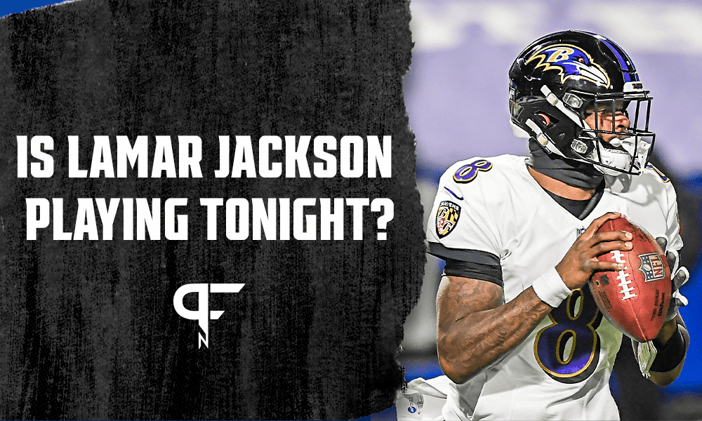 Is Lamar Jackson playing tonight vs. the Panthers?