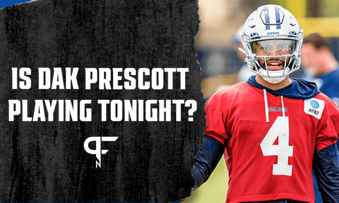 Is Dak Prescott playing in the Cowboys' Week 2 preseason game?