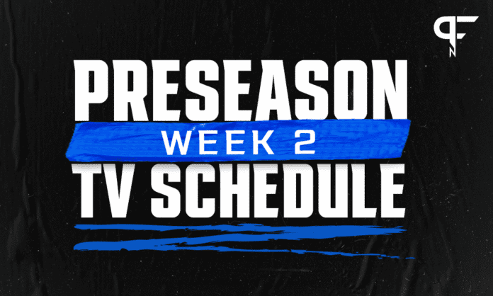 NFL Games Today TV Schedule: Week 2 preseason games