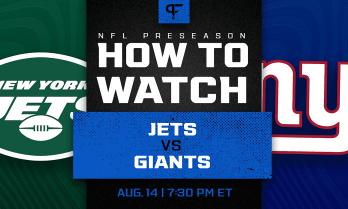 WATCH  Jets vs. Giants Preseason Game Stream