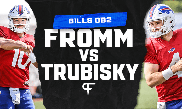 Can Jake Fromm beat out Mitch Trubisky as the Bills' backup QB?