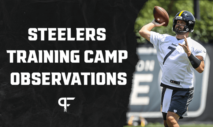 Pittsburgh Steelers Camp: Assessing Big Ben in new offense, Washington's frustrations and depth chart insight