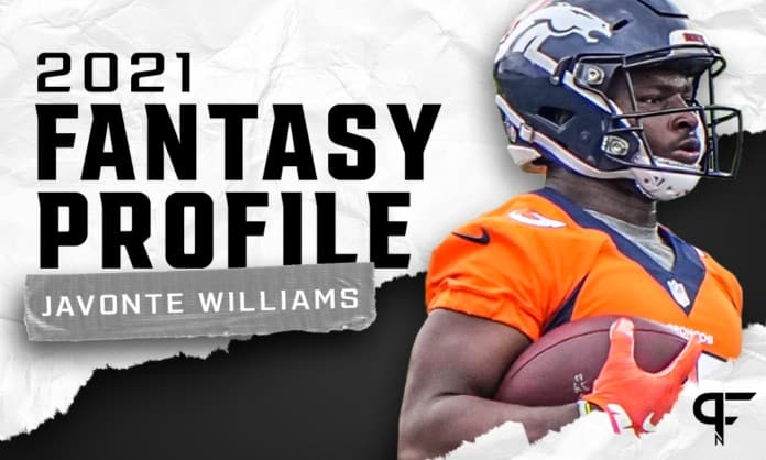 Javonte Williams' fantasy outlook and projection for 2021