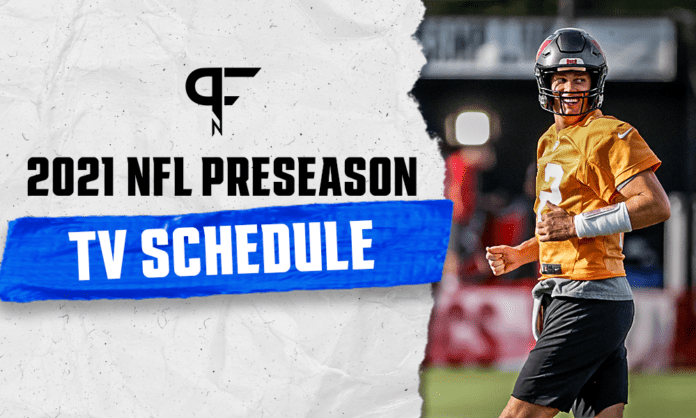 Preseason NFL Network TV Schedule for 2021 (Updated Week 3 games)