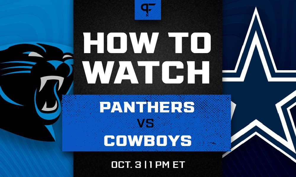 Cowboys vs. Panthers: How to watch, stream, listen, odds & more