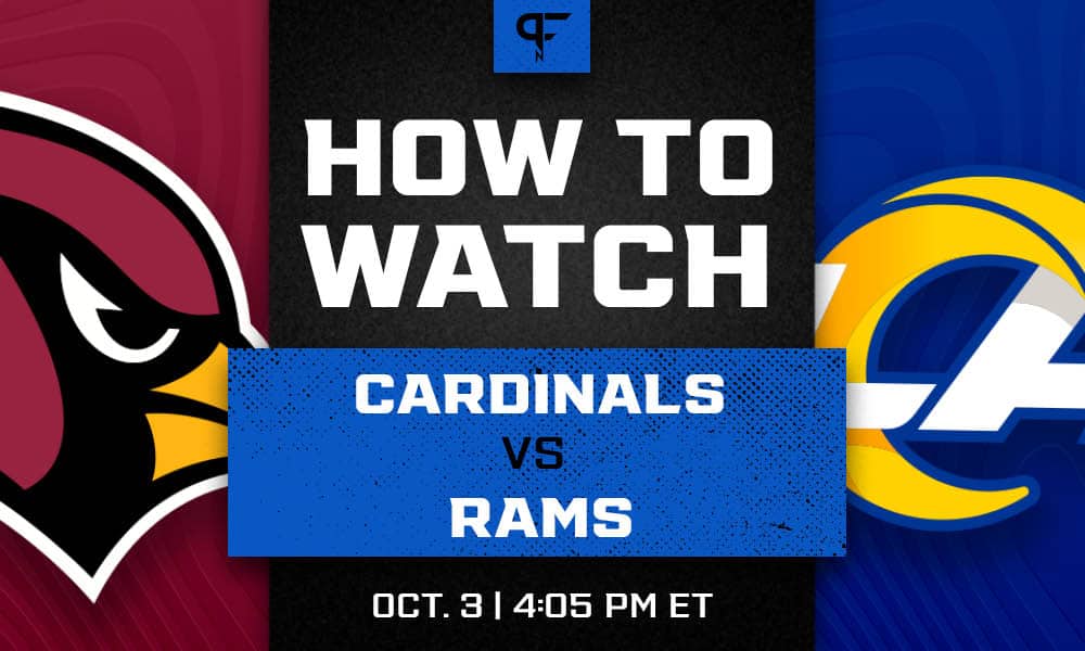 Cardinals vs. Rams: Live stream, start time, TV channel, how to watch Kyler  Murray vs. Matthew Stafford (Week 4) 