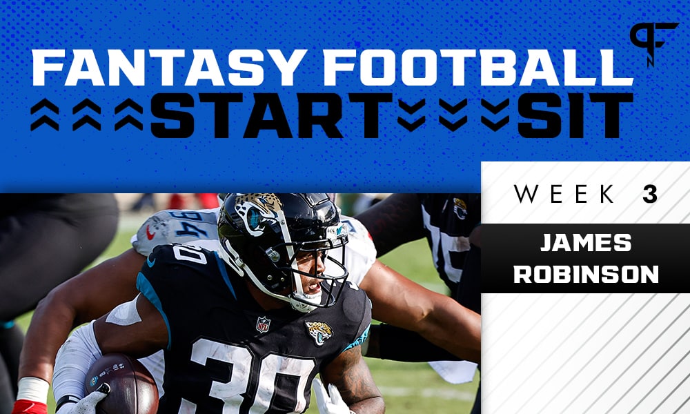 James Robinson Start/Sit Week 3: Can you trust JRob in your flex spot?