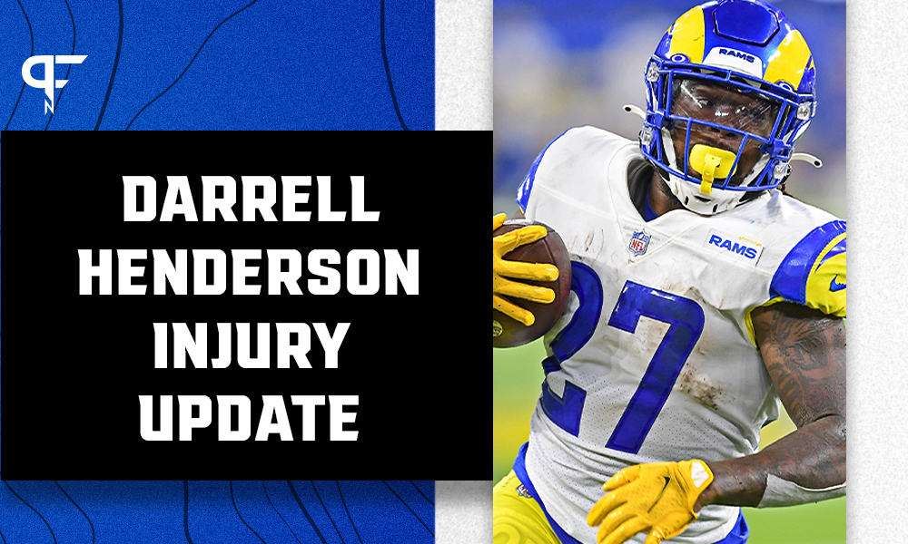 Darrell Henderson injury update: Rams RB will play in Week 1