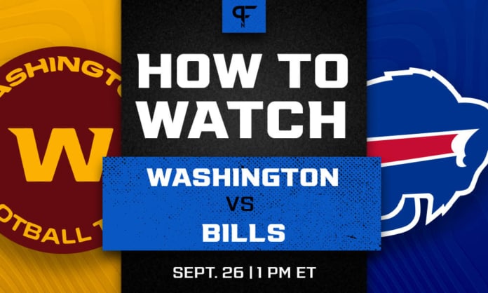 How to Stream the Bills vs. Commanders Game Live - Week 3