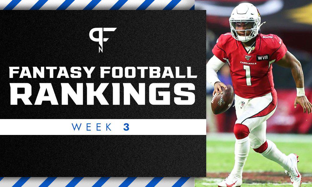 Fantasy football rankings, Week 3: Top 110 PPR WR rankings