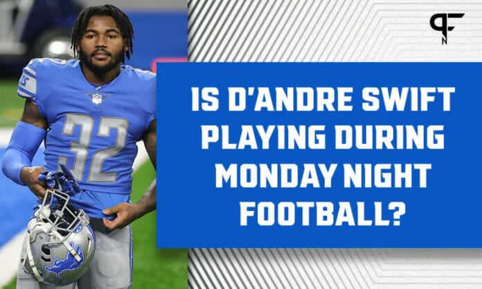 Is D'Andre Swift playing on Monday Night Football? Fantasy injury update for Lions vs. Packers