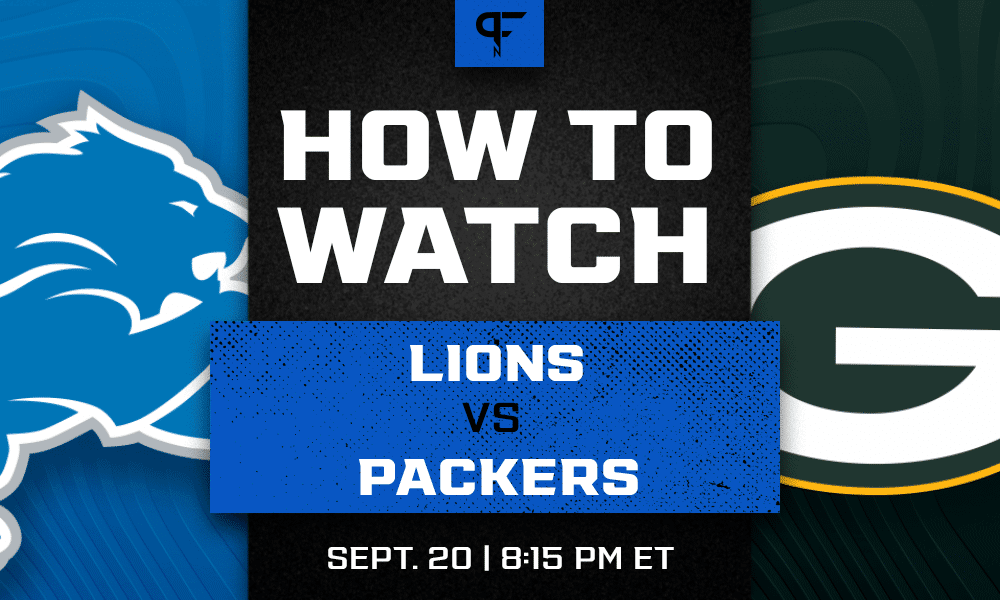 How to Watch Packers vs. Lions on Monday Night Football, September 20, 2021