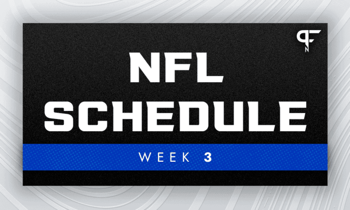 NFL Week 3 Schedule: Buccaneers, Rams meet for NFC supremacy