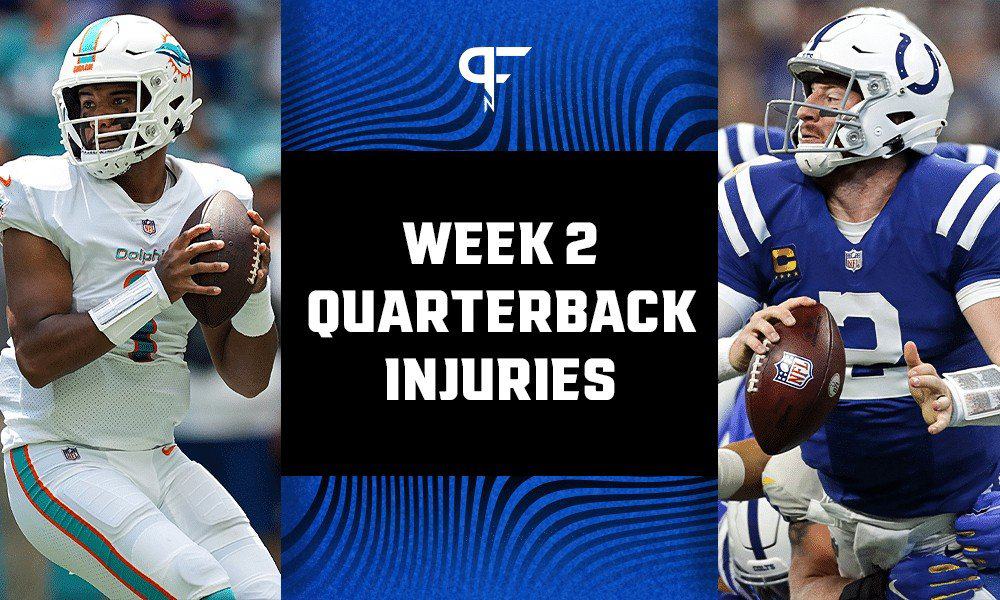 NFL Quarterback Injuries from Week 2 The latest on Tua Tagovailoa