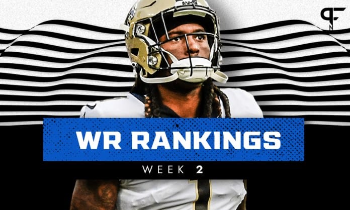 Top-50 WR Rankings for Week 2