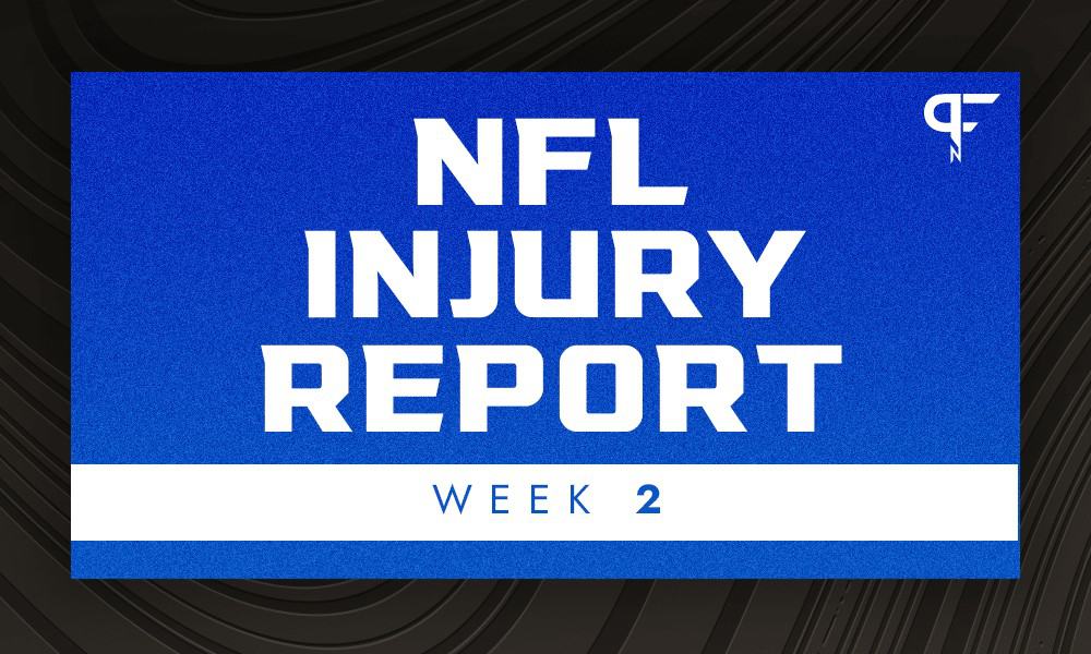 NFL Fantasy Football 2022: Week 2 Injury Report. All Injuries