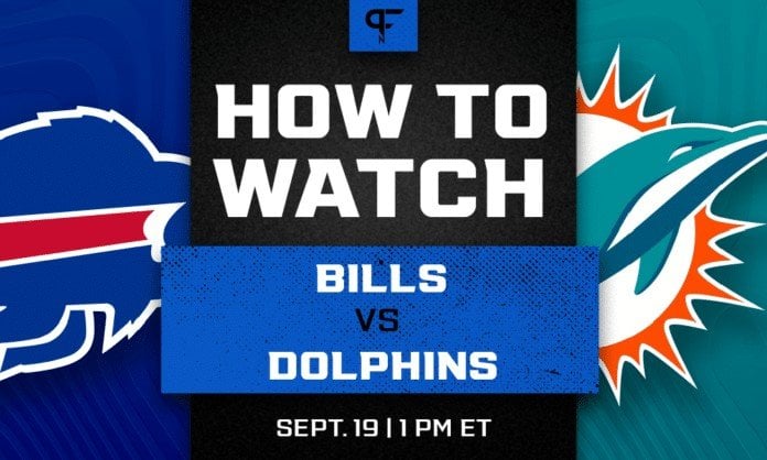 How to watch the Miami Dolphins at Buffalo Bills game this