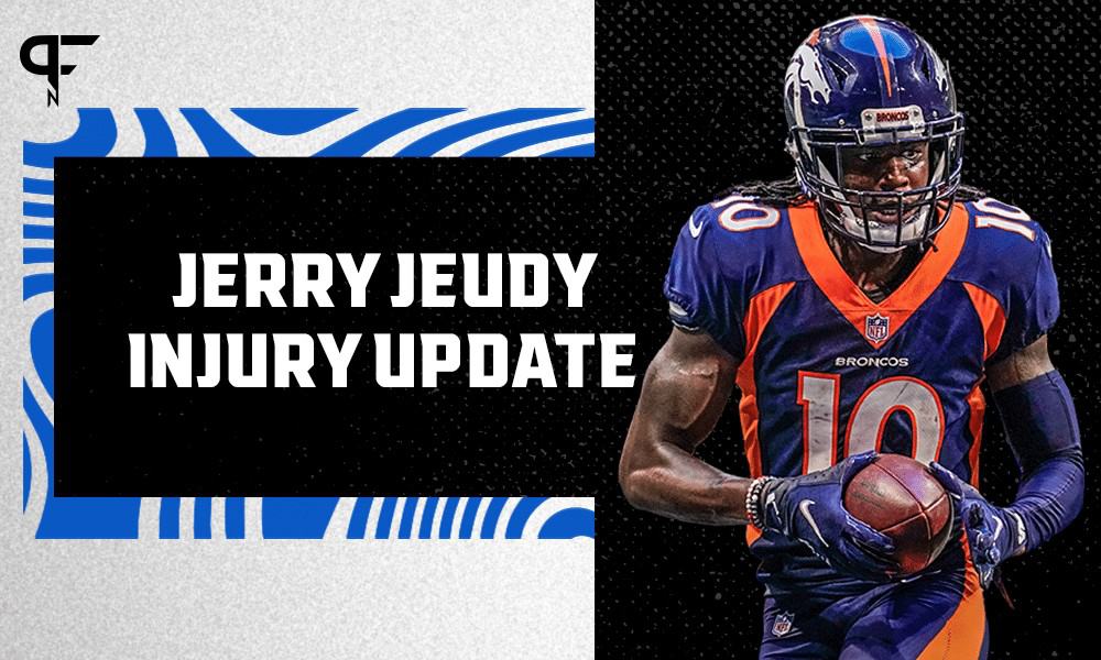 Jerry Jeudy injury update: Broncos WR suffers high ankle sprain vs