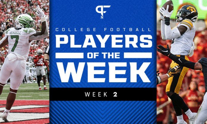 College Football Players of the Week: CJ Verdell and Matt Hankins best of Week 2