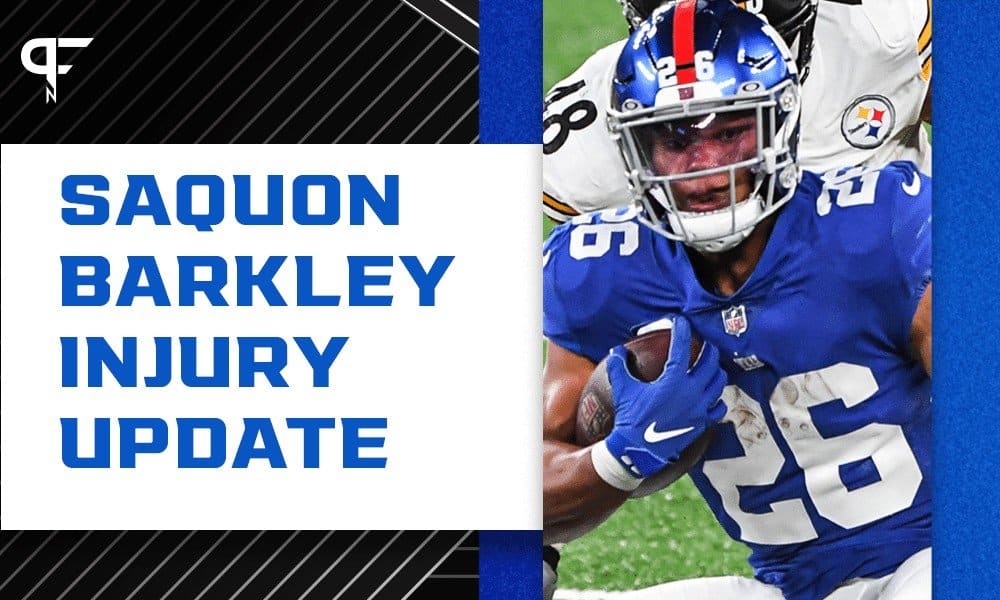 Is Saquon Barkley playing this week? Latest on his injury heading into