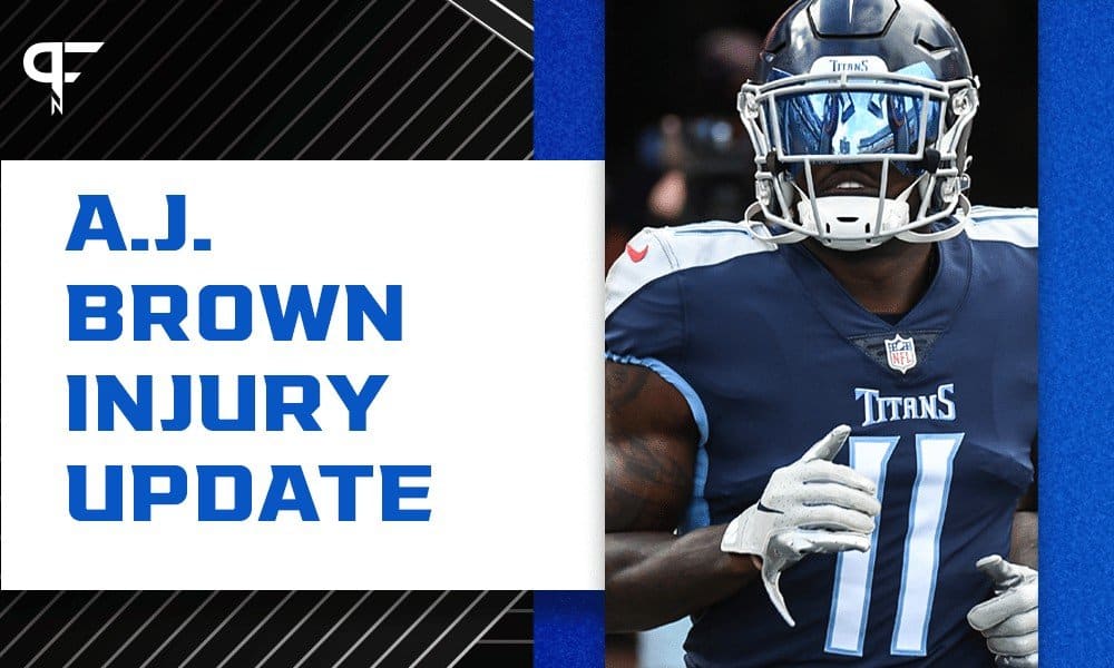 Titans' A.J. Brown, Julio Jones on track to play vs. Chiefs?