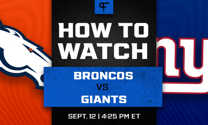 How to watch on sale broncos game today