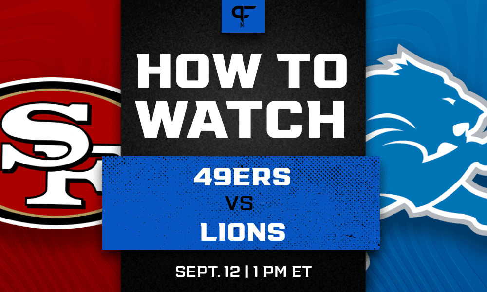 49ers vs. Lions: How to watch, streaming, game time, and betting