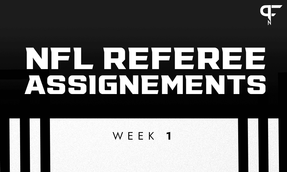 nfl referee assignments week 1 2023