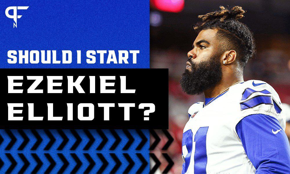 Ezekiel Elliott Fantasy Week 1: Projections vs. Eagles, Points and Stats,  Start or Sit - Bleacher Nation