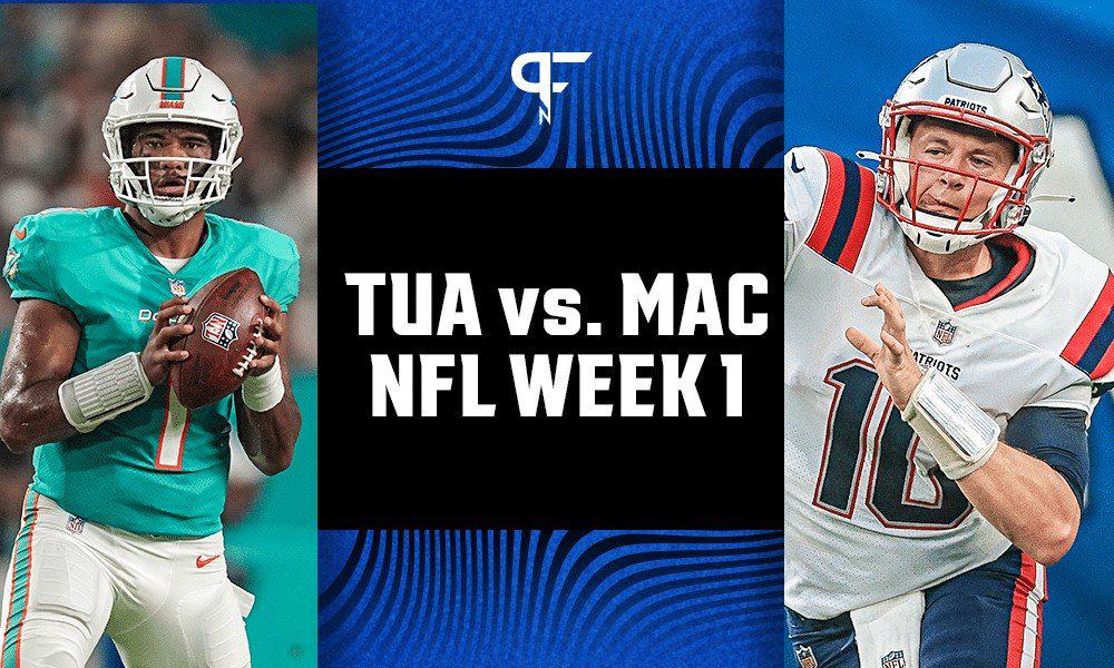 Former Alabama star QBs Mac Jones, Tua Tagovailoa set to face off when  Patriots play Dolphins in NFL Week 1 