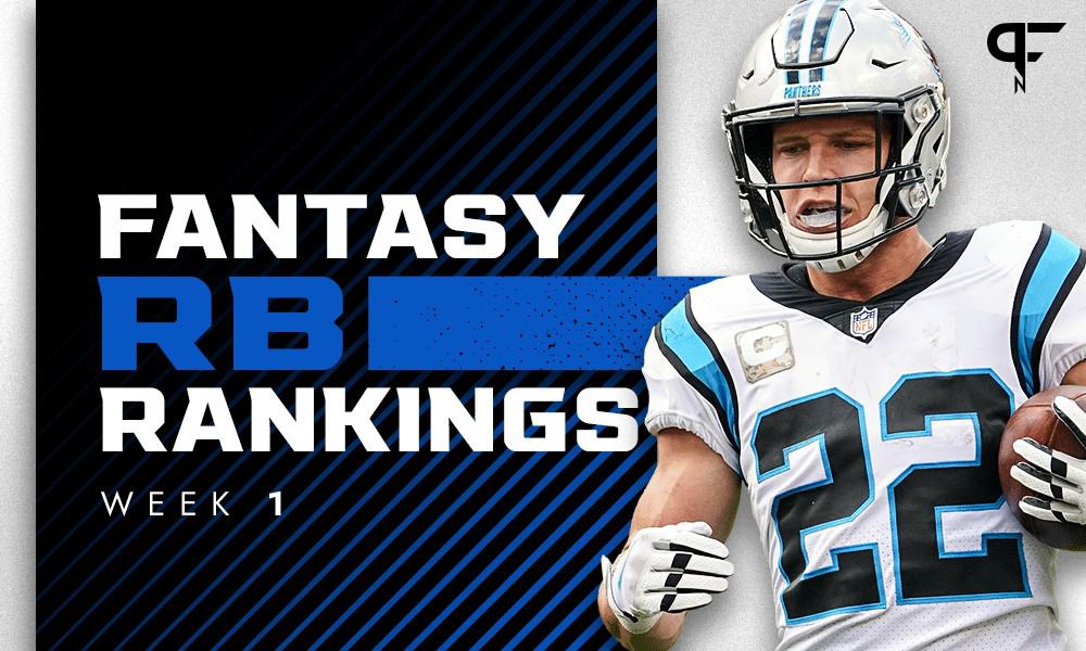2021 Week 1 RB Rankings: McCaffrey and Cook lead the way for fantasy  football
