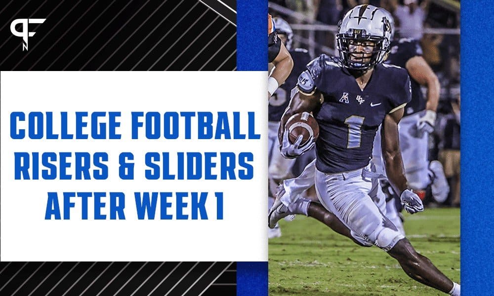 College football risers and sliders from Week 1 FBS action
