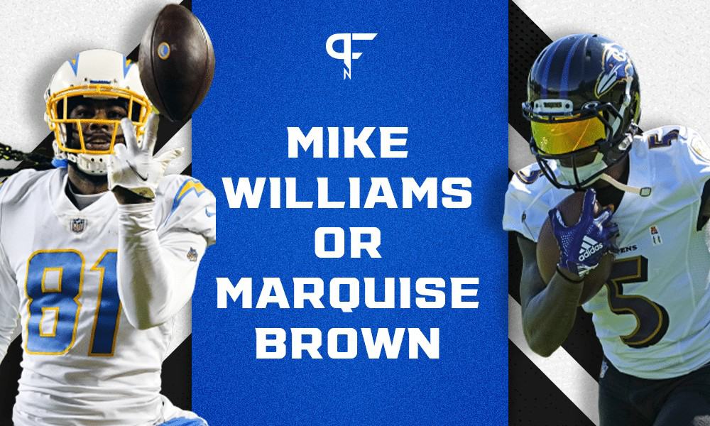 Mike Williams or Marquise Brown: Will either fantasy WR break out in 2021?