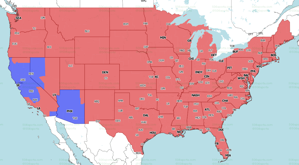 NFL Coverage Map Week 9: TV Schedule for FOX, CBS Broadcasts