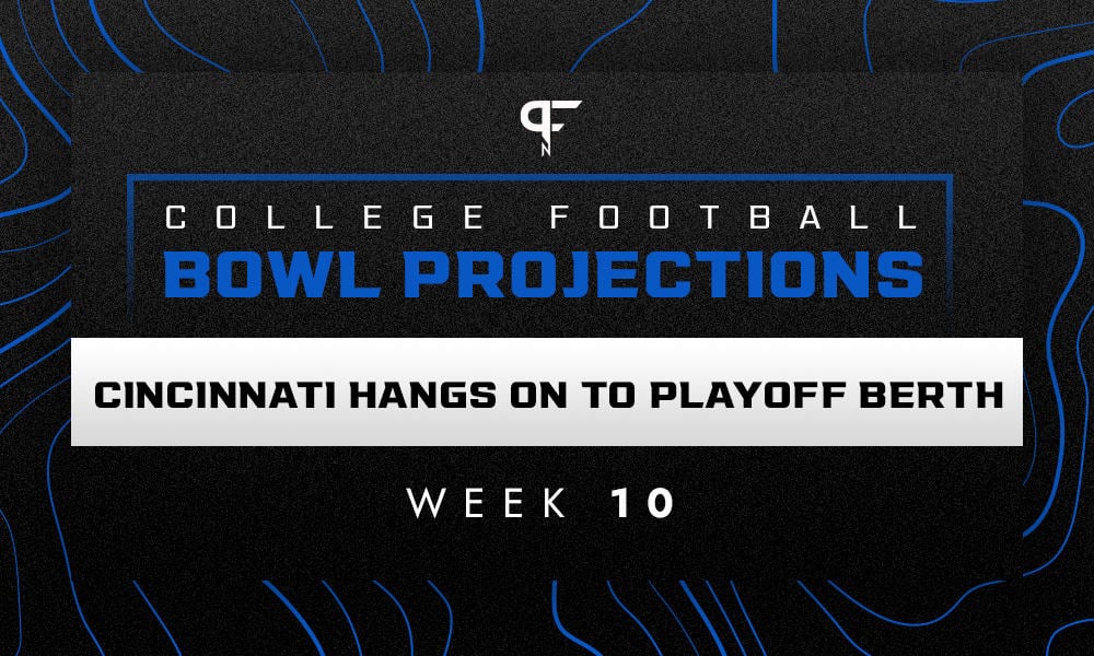 College Football Bowl Projections Week 10: Cincinnati Hangs On To ...