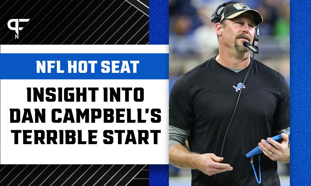 NFL Hot Seat: Mixed messages, 'sea of trash' makes Dan Campbell a