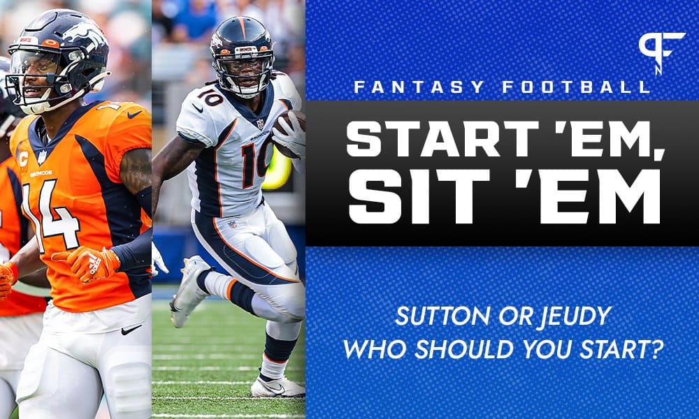 Fantasy football Week 10 start sit: Should I play Courtland Sutton vs.  Titans? - DraftKings Network