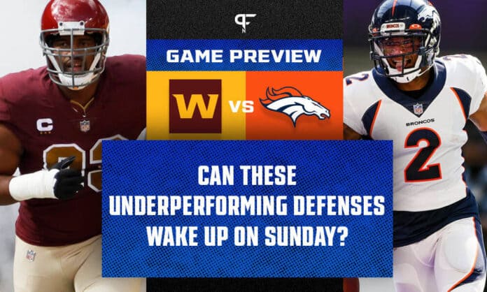 Washington Football Team vs. Denver Broncos: Matchups, prediction for  disappointing defenses