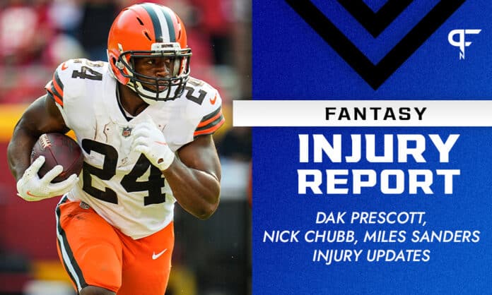 Browns star RB Chubb out, WR Landry could return vs. Arizona