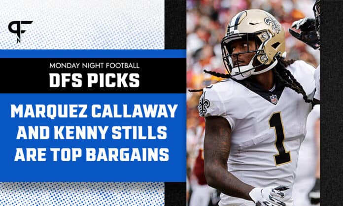 Monday Night Football DFS Picks: Marquez Callaway and Kenny Stills are top  bargains in Week 7
