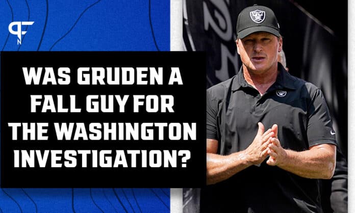 Was Jon Gruden a fall guy for the Washington Football Team investigation?
