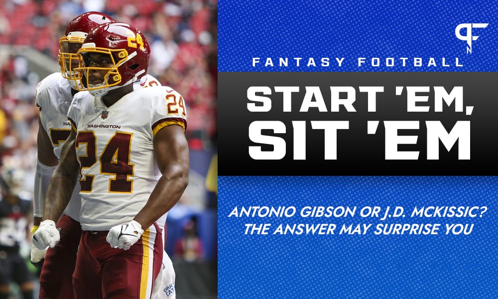 NFL RB Start 'Em, Sit 'Em Week 10: Should you start J.D. McKissic