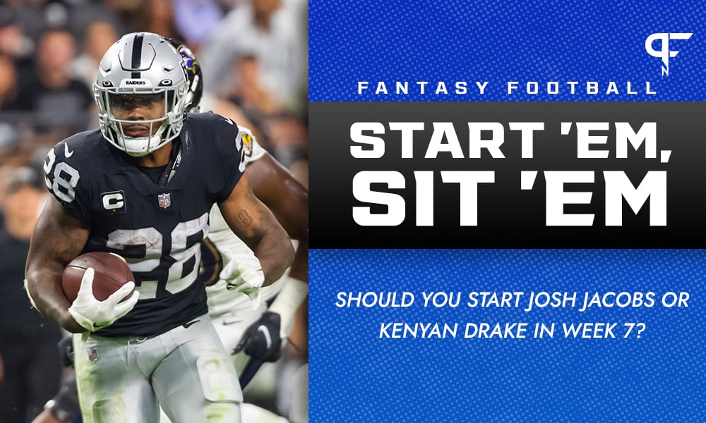 Josh Jacobs or Kenyan Drake: One Raiders RB is fool's gold for fantasy