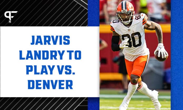 Jarvis Landry injury: Browns WR returns from injury tent to field