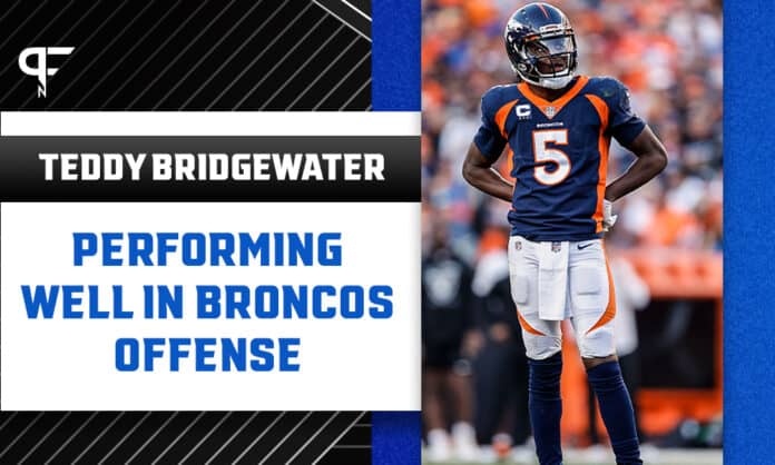 Teddy Bridgewater performing well in Broncos offense despite the team's recent struggles