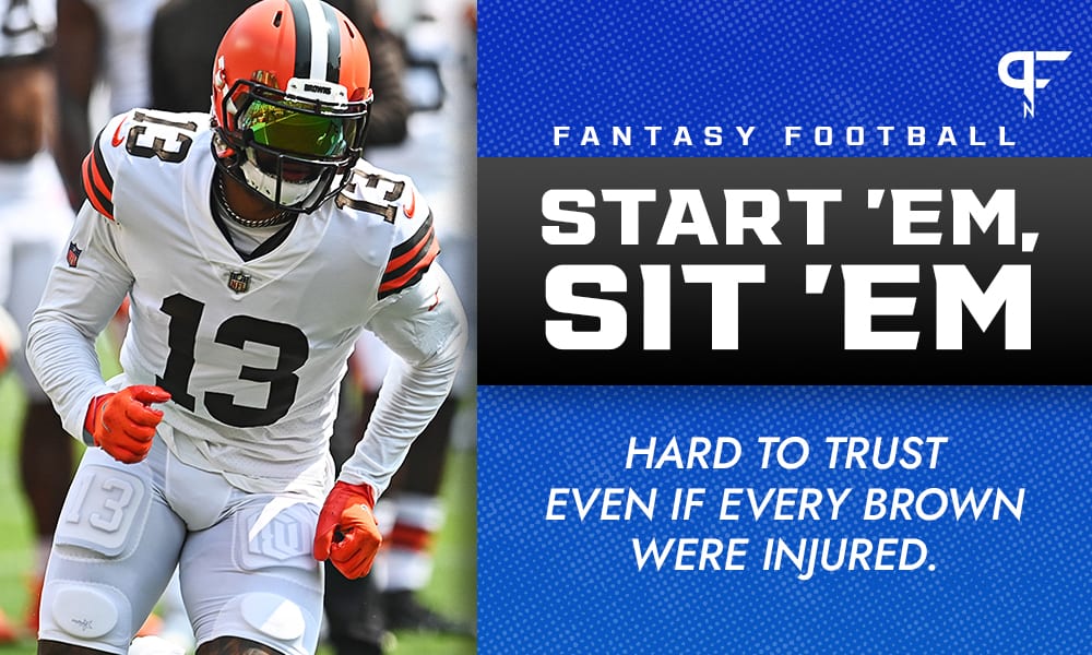 Odell Beckham Jr. fantasy football start/sit advice: What to do