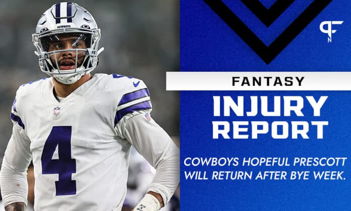 Fantasy Injury Report: Kareem Hunt, Nick Chubb, Dak Prescott